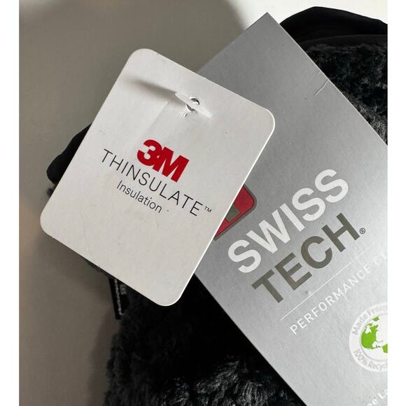SWISS TECH Ski Glove NWT 3M Thinsulate Lined & Fuzzy Outside Size S - M - Picture 3 of 4